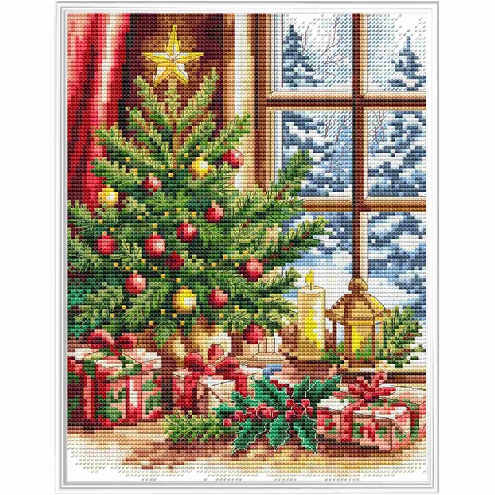 Cross Stitch Kit Counted Christmas Tree Gifts BC8142 for wholesale by RTO&Collection D'Art (RTO Baltic OU)