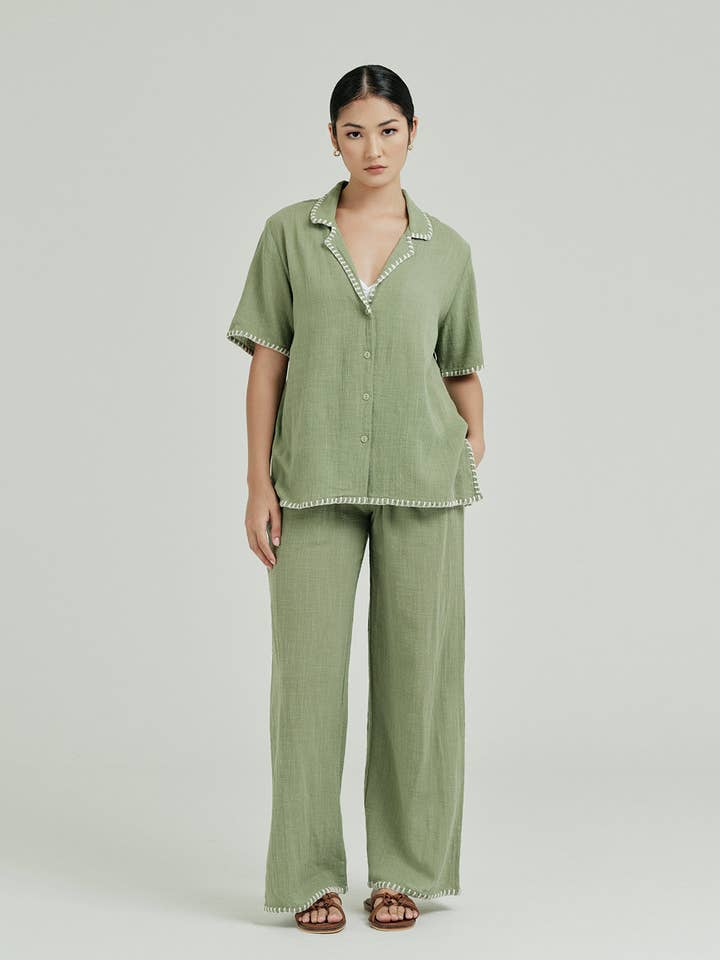 Paloma Beach Pants for wholesale by Bamboo Blonde