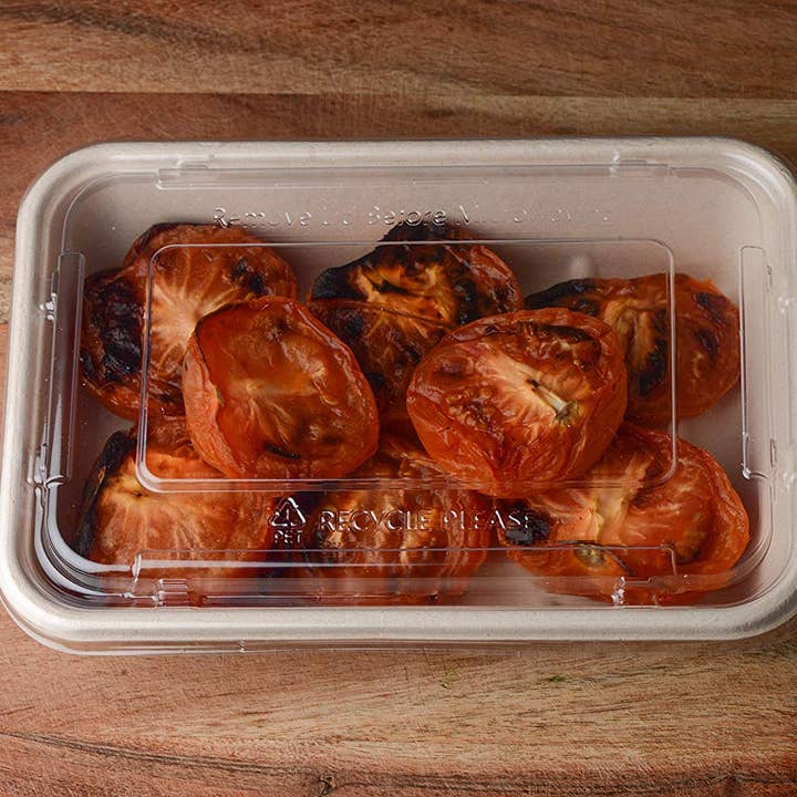 EcoQuality - Wholesale Food Storage Container - 34Oz Compostable Rectangular Food Containers with Lids