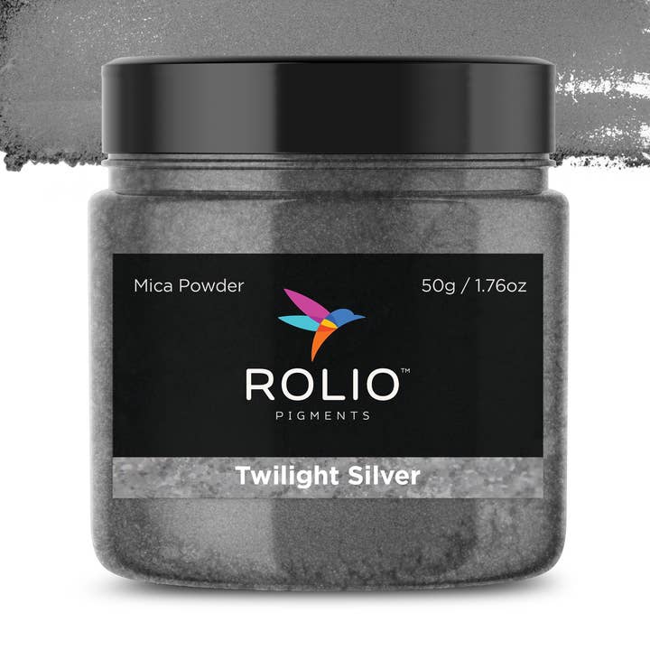 Twilight Silver Mica Powder for wholesale by Rolio Pigments
