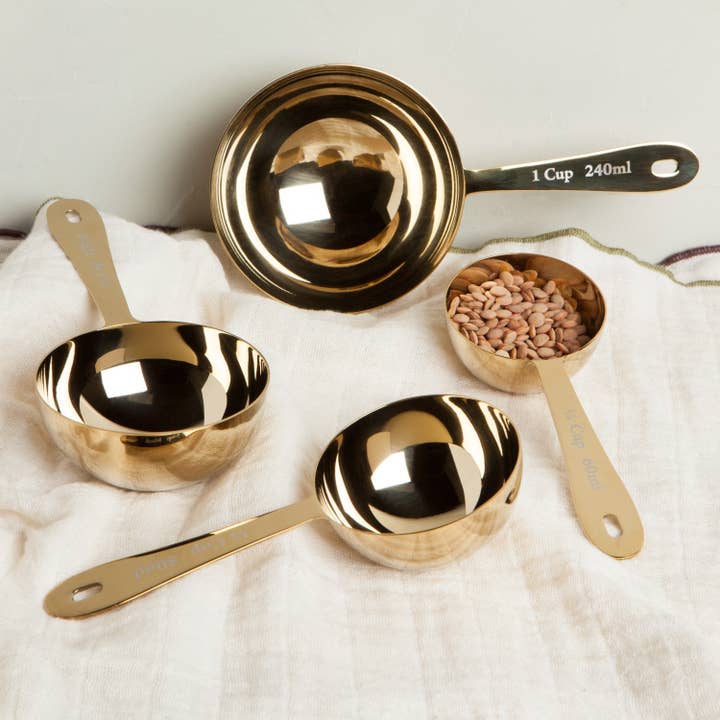 Danica Heirloom - Wholesale Measuring Cup - Gold Measuring Cups Set of 41