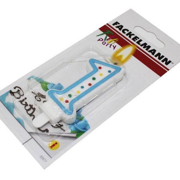 Vela de cumpleaños número 1 Fackelmann Rio Party para venta al por mayor de Fackelmann