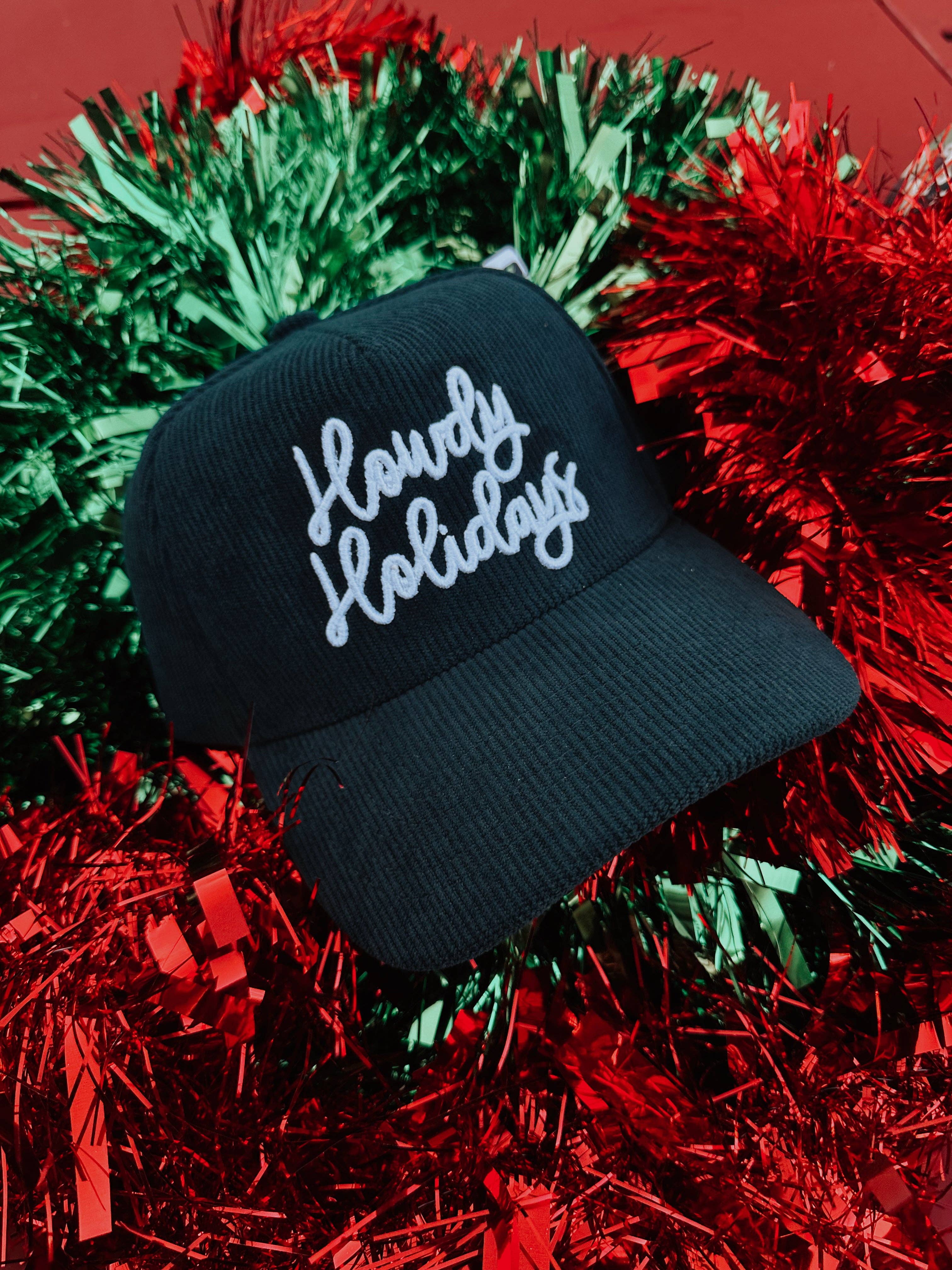 Grady Ln Boutique - Wholesale Trucker Hat - Women's - Howdy Holidays Trucker Hat0