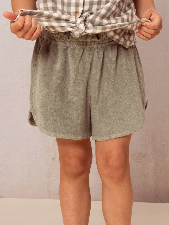 Short Georgy Verde-acinzentado por atacado de Studio Bohème Paris