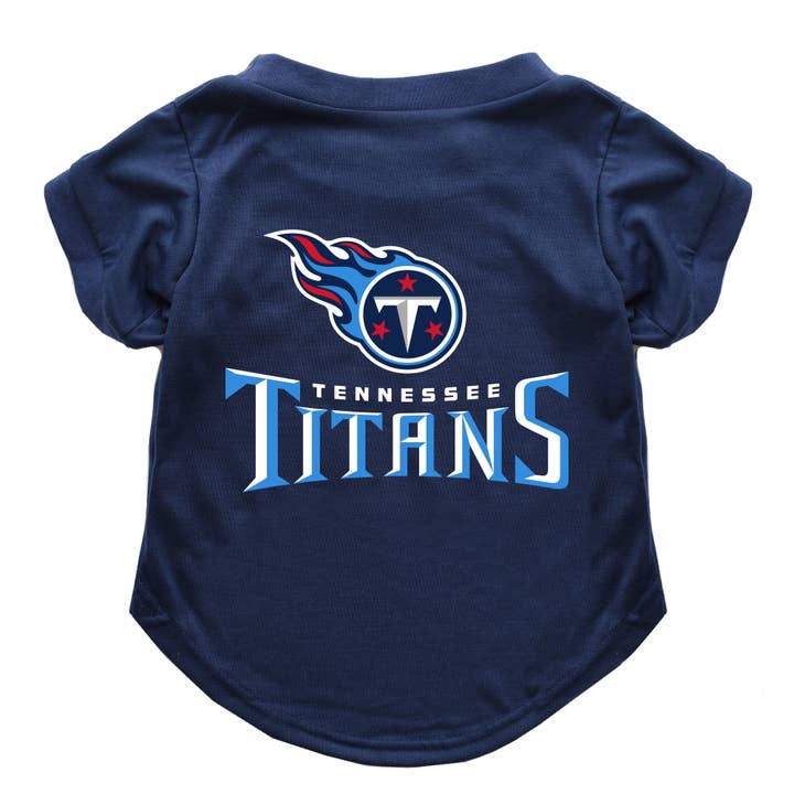 NFL Tennessee Titans Pet T-Shirt for wholesale by Little Earth Productions