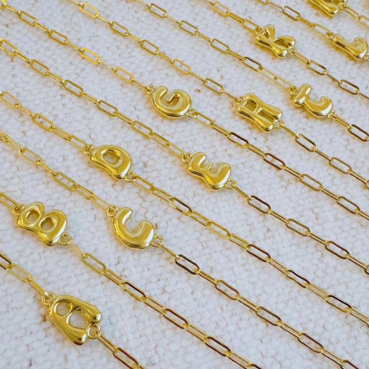 Ellison+Young - Vendita all'ingrosso Bracciali a catena e a maglie - Bracciale Iniziale Mini Palloncino