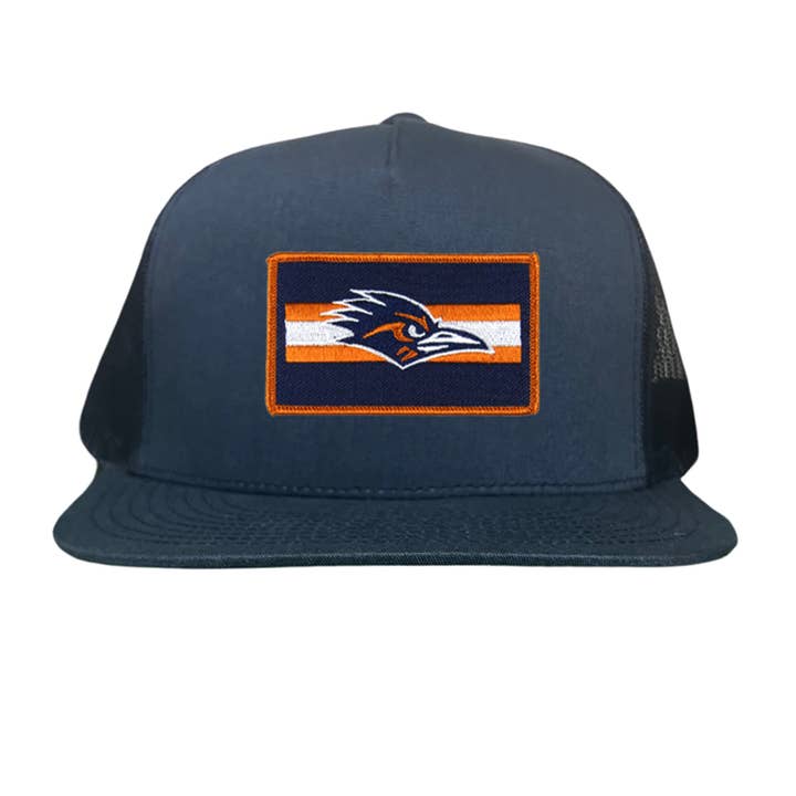 Last Stand Hats, LLC - Wholesale Baseball Cap - Unisex - UTSA Rectangle Stripe Roadrunner / Hats / 153 / UTSA00718