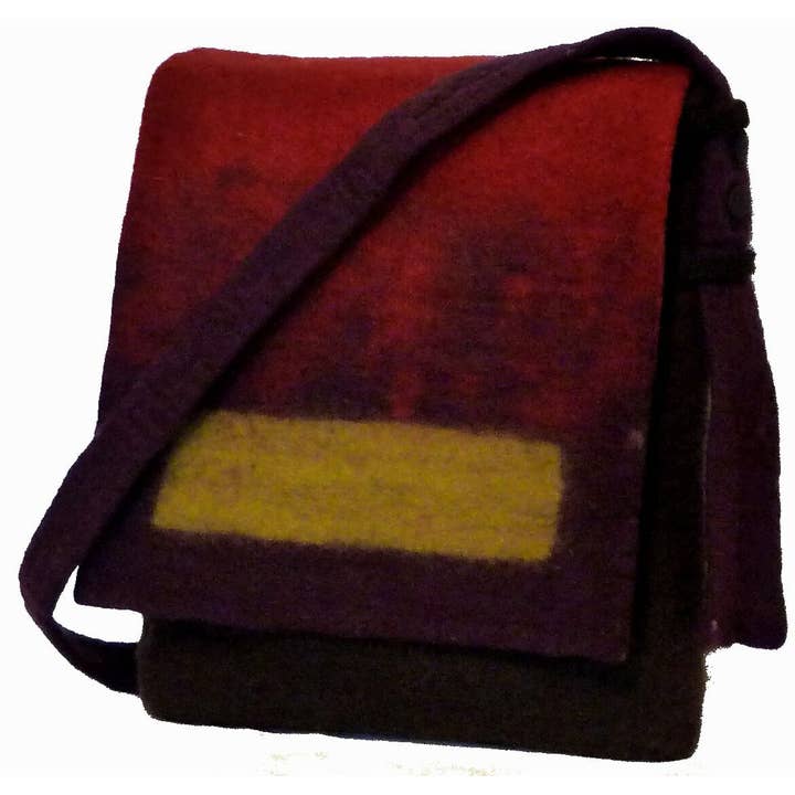 Erik & Mike – Großhandel Messenger Bag – Damen – Erik & Mike BG - Gallerist Messenger-Tasche aus Wollfilz2