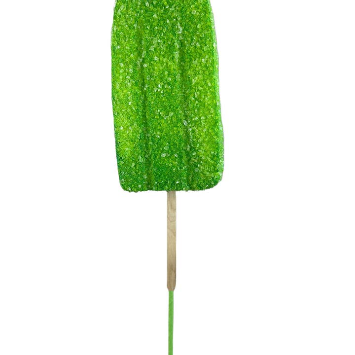Trendy tree – wholesale Cake/cupcake topper – 20" by 4" Green Popsicle Pick 63396GN