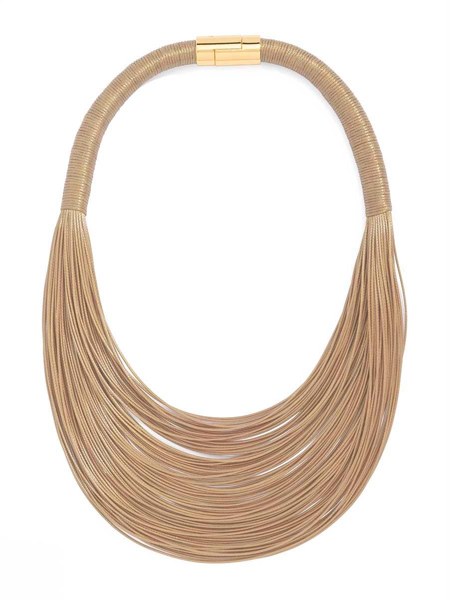 ZENZII Jewelry - Vendita all'ingrosso Girocollo/collier - Collana a strati con cordino in pelle6