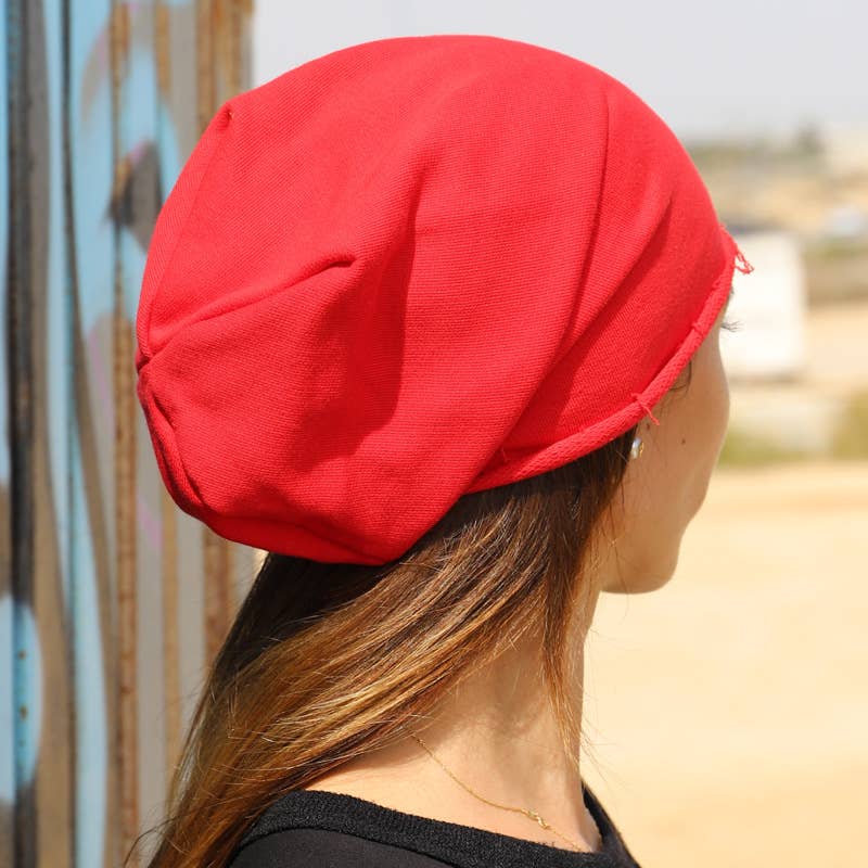 Purple Sardine - Vendita all'ingrosso Berretto - Donna - 485 Geranium, berretto in tessuto felpa, cappello personalizzabile2