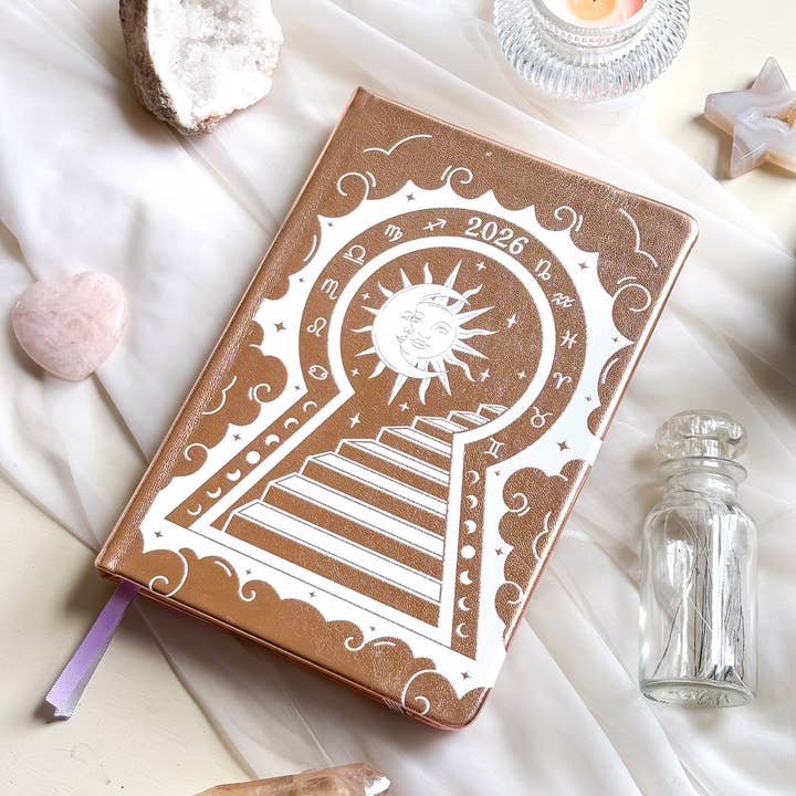 Goddess Provisions - Wholesale Planner - 2026 Moon Phases Astrology Planner - Calendar Journal2