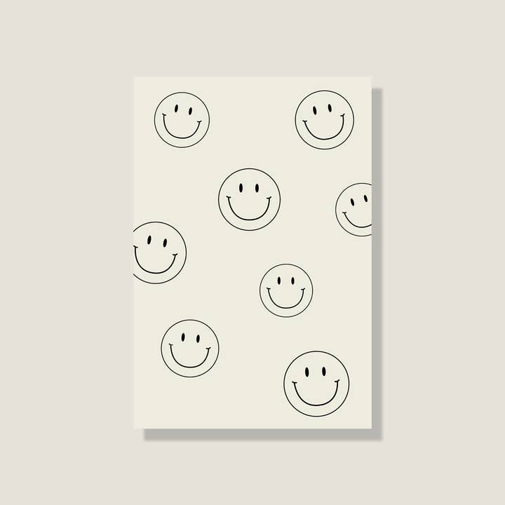 Postkort 'Smiley' for engroshandel hos LIFEOFLONE