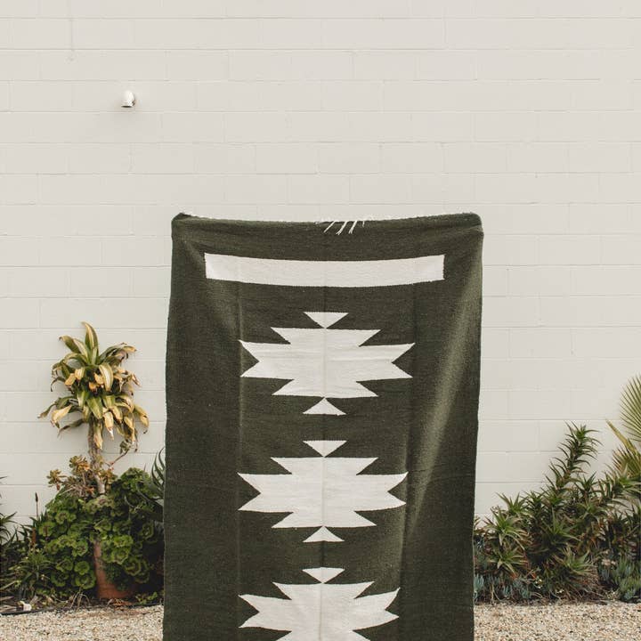 Palenque deken met tribale print voor wholesale door Petra de Luna