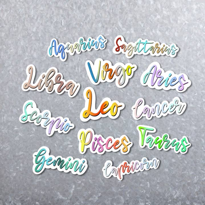 Horoscope Magnets for wholesale by Shop Katherine Marie