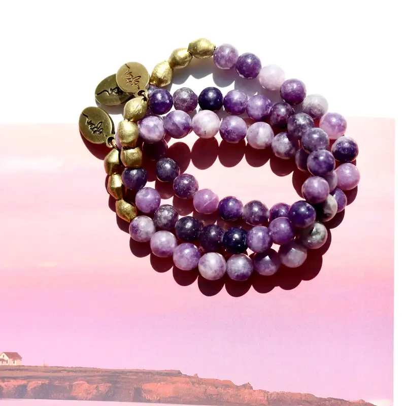 Often Wander - Wholesale Beaded Bracelet - Beaded Bracelet – Lepidolite5