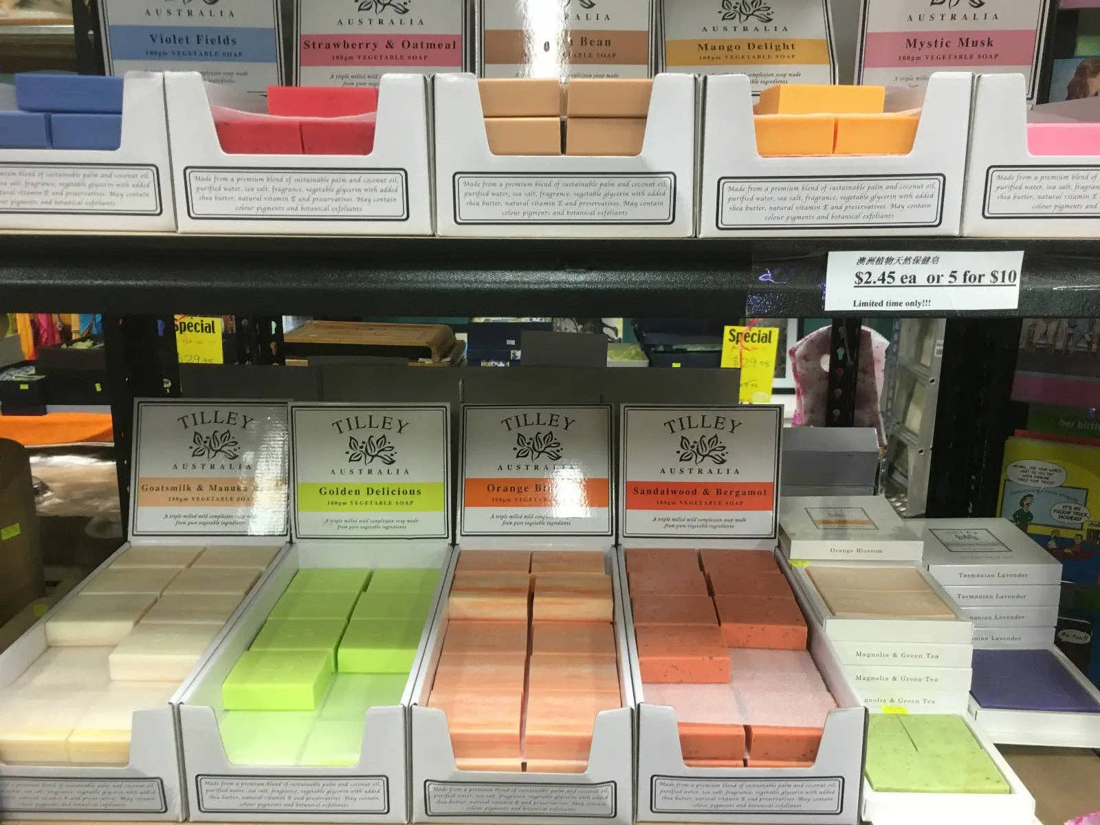 everythingbamboo – sabonete sólido por atacado – 4 Peças Sabonetes Tilley 100gm Sabonete Vegetal Natural Feito à Mão Tilley Australia7