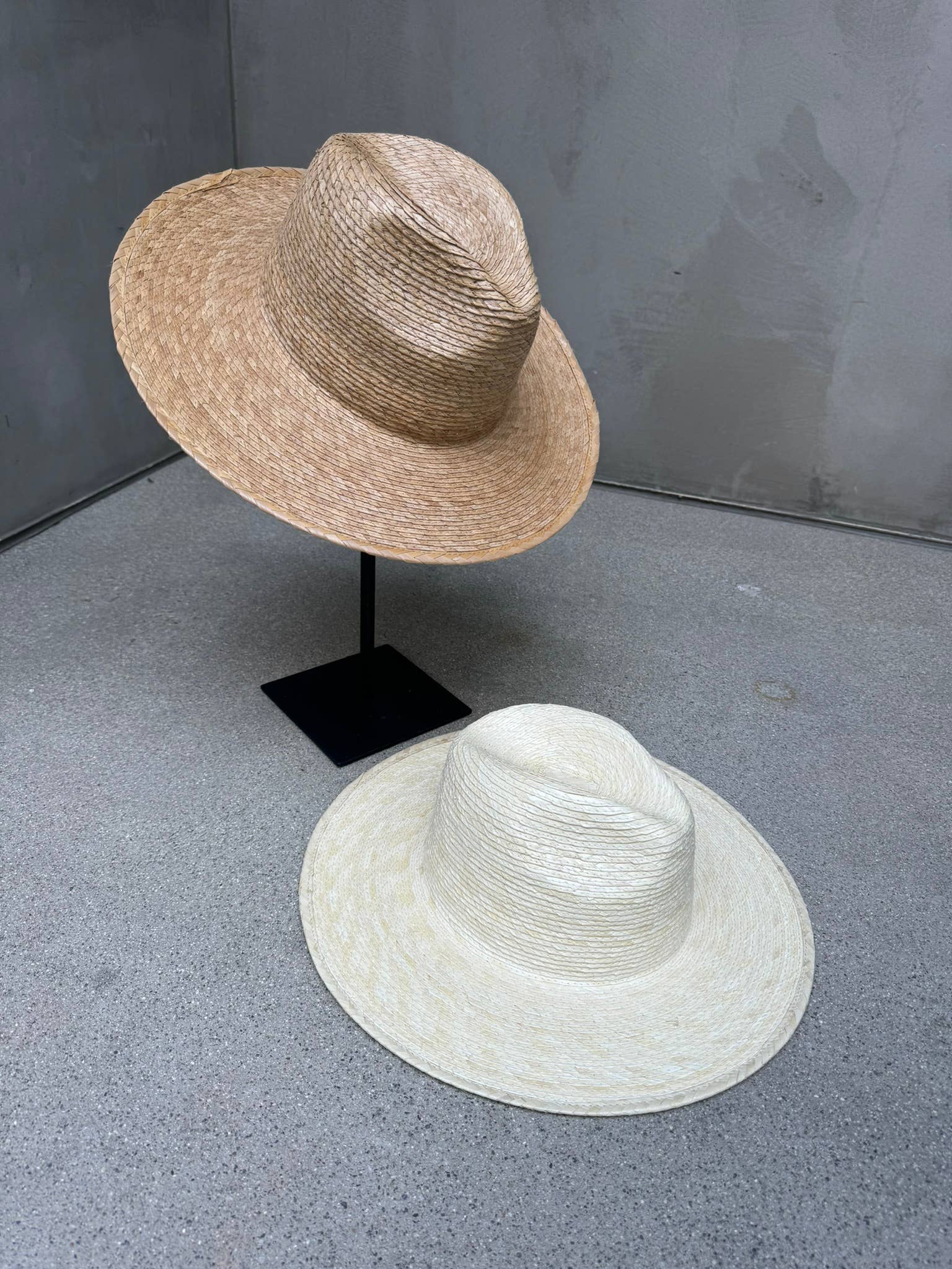 Love and Thyme - Wholesale Straw Hat - Women's - BEST SELLER! Hand Palm Leaf Western hat with Flat Brim12