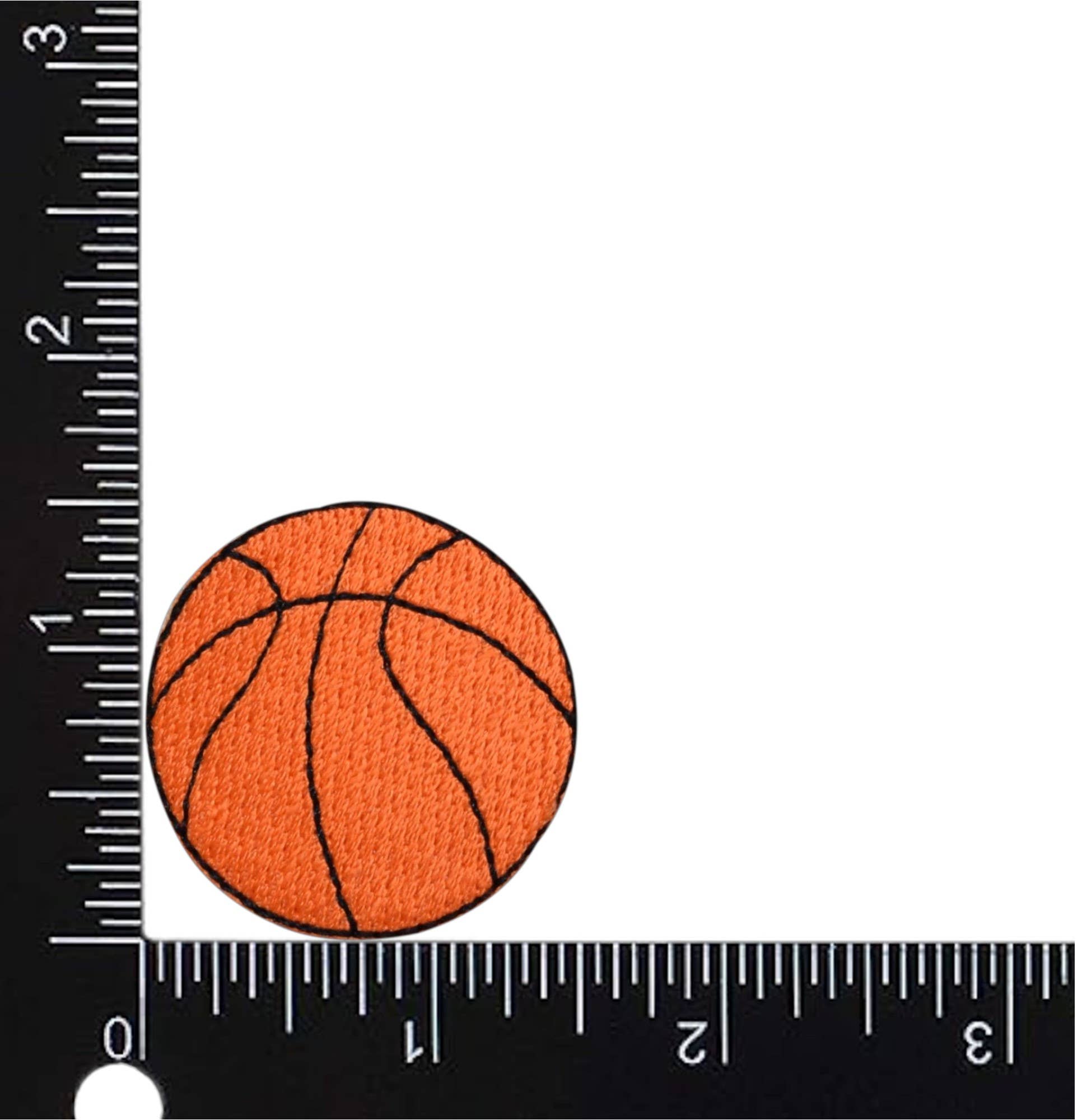 Wholesale Applique – wholesale Patch – Basketball - 1.5" - Embroidered Iron on Patch2