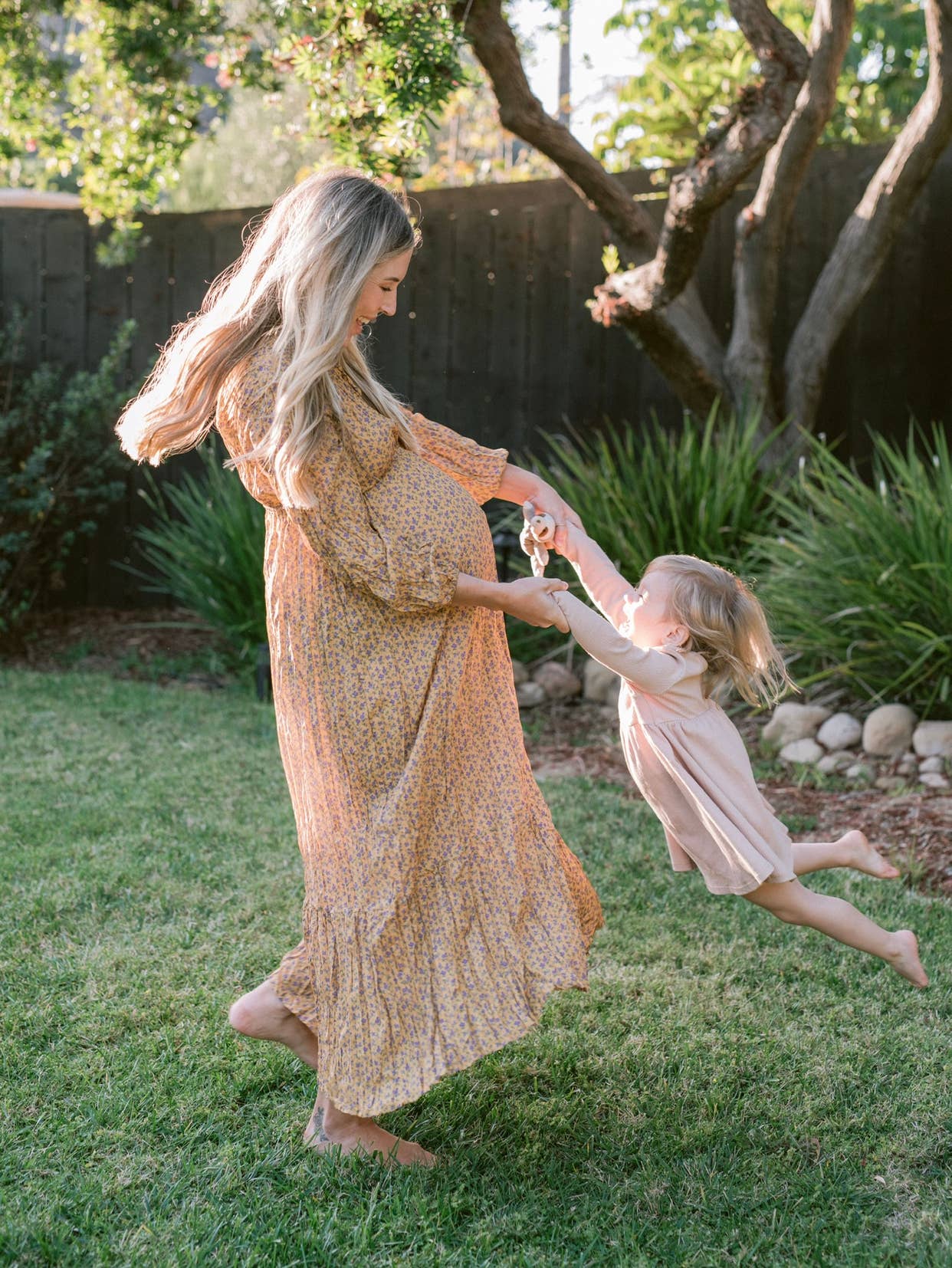 LIV Maternity - Wholesale Dress - Maternity - Floral Crinkled Dress2