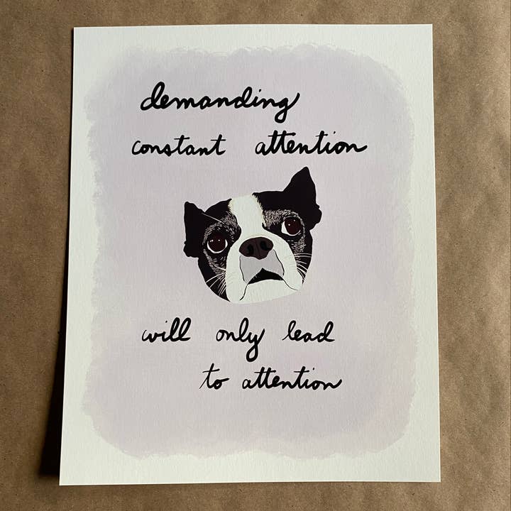 Demanding Constant Attention art print for wholesale by AnneArchy