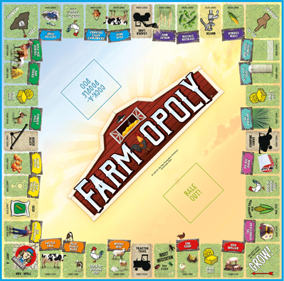 Cheatwell Games - Wholesale Board Game - Farm Opoly - A down on-the-farm property trading game2