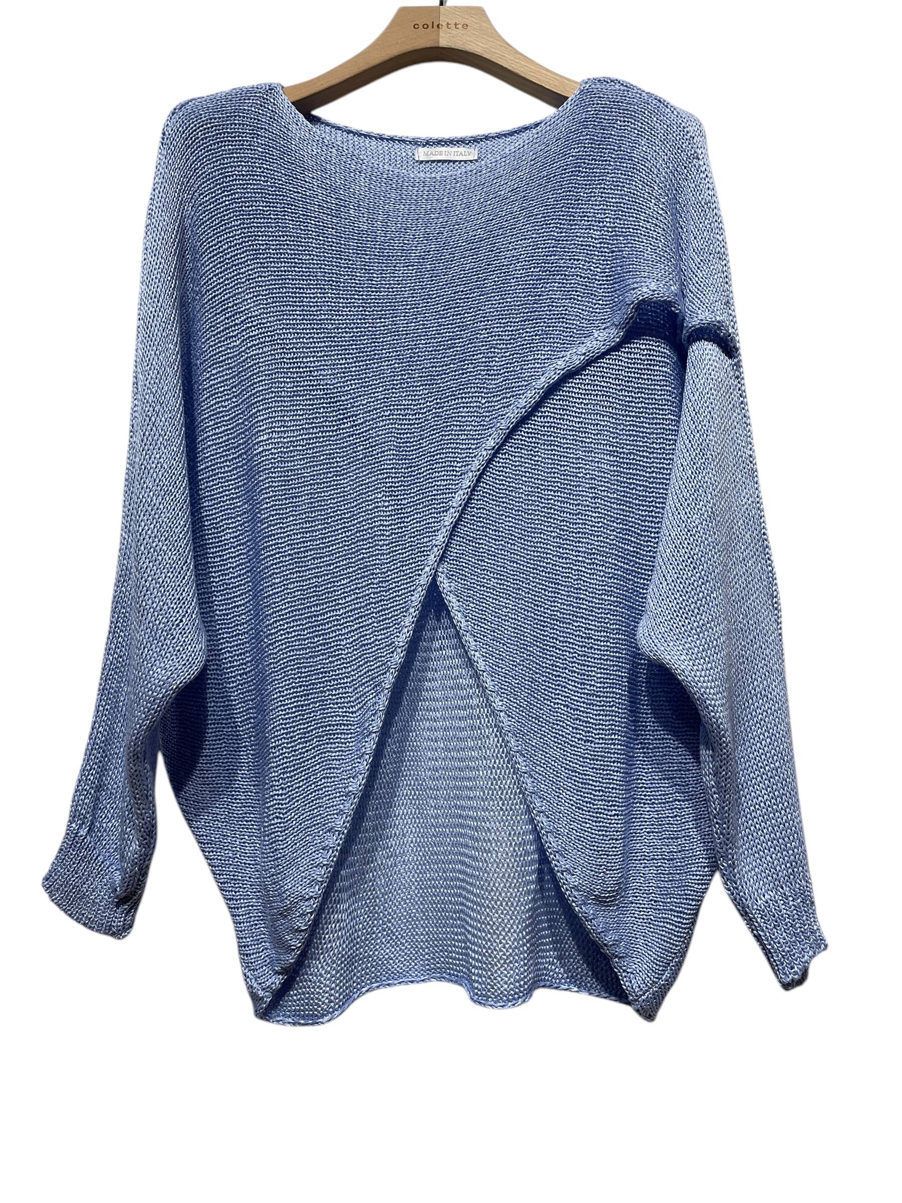 LINEN & COTTON HOUSE – wholesale Stickad topp - Dam – 6461 100 % bomull, one size, US 12-16, UK 8-12, EU 40-440