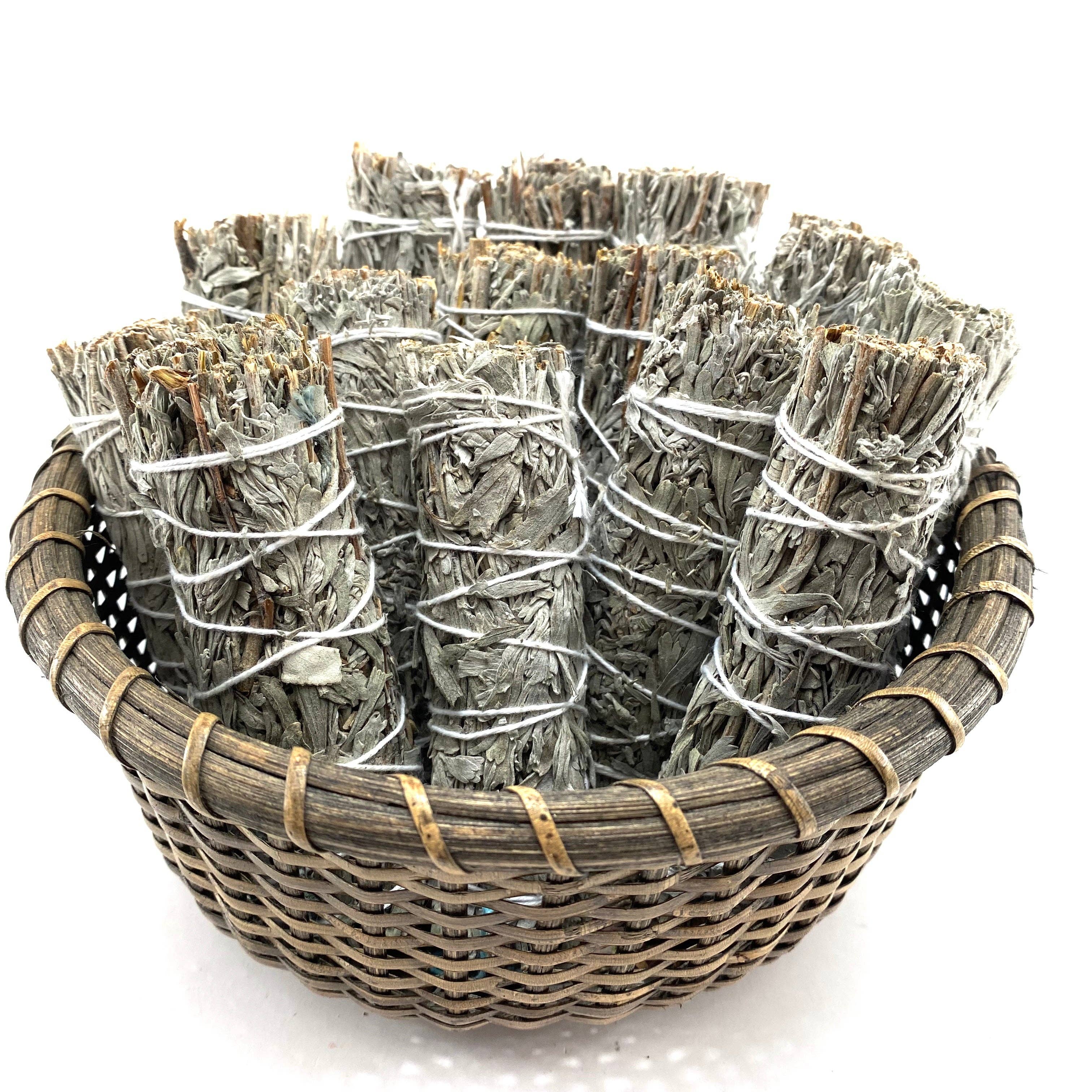 Moon Mountain Gems – Engroshandel Salviepakke – 4" Blå Sage Bundle, Blå Salvie Pludge, Blå Sage Bundle2