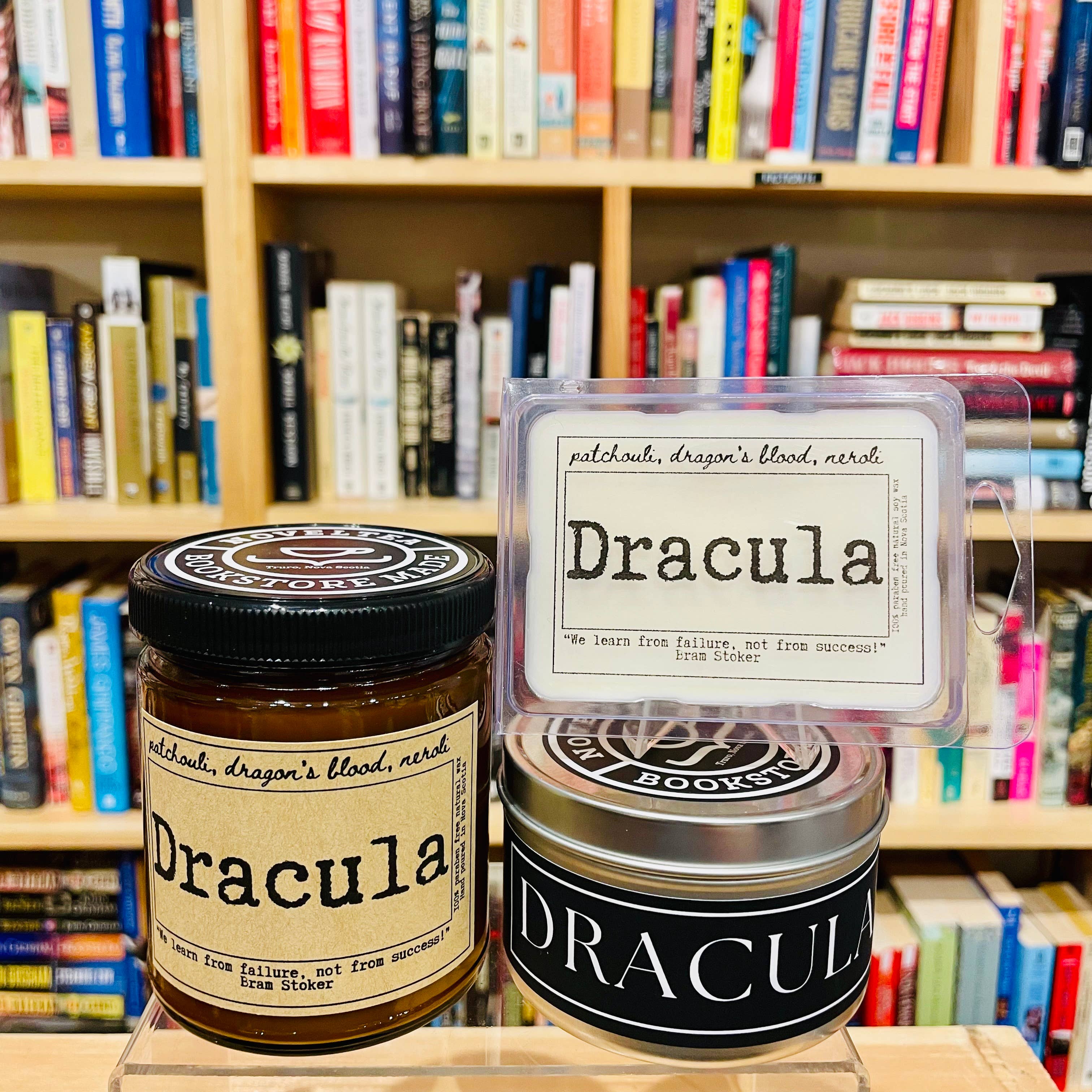 NovelTea Bookstore & Gifts - Wholesale Jar/Filled Candle - Dracula - Incense Scented Candle4