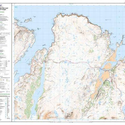 Ben Hope Ben Leal Mapa del explorador de Kyle of Tongue - Ordnance Survey para venta al por mayor de Map Marketing Limited