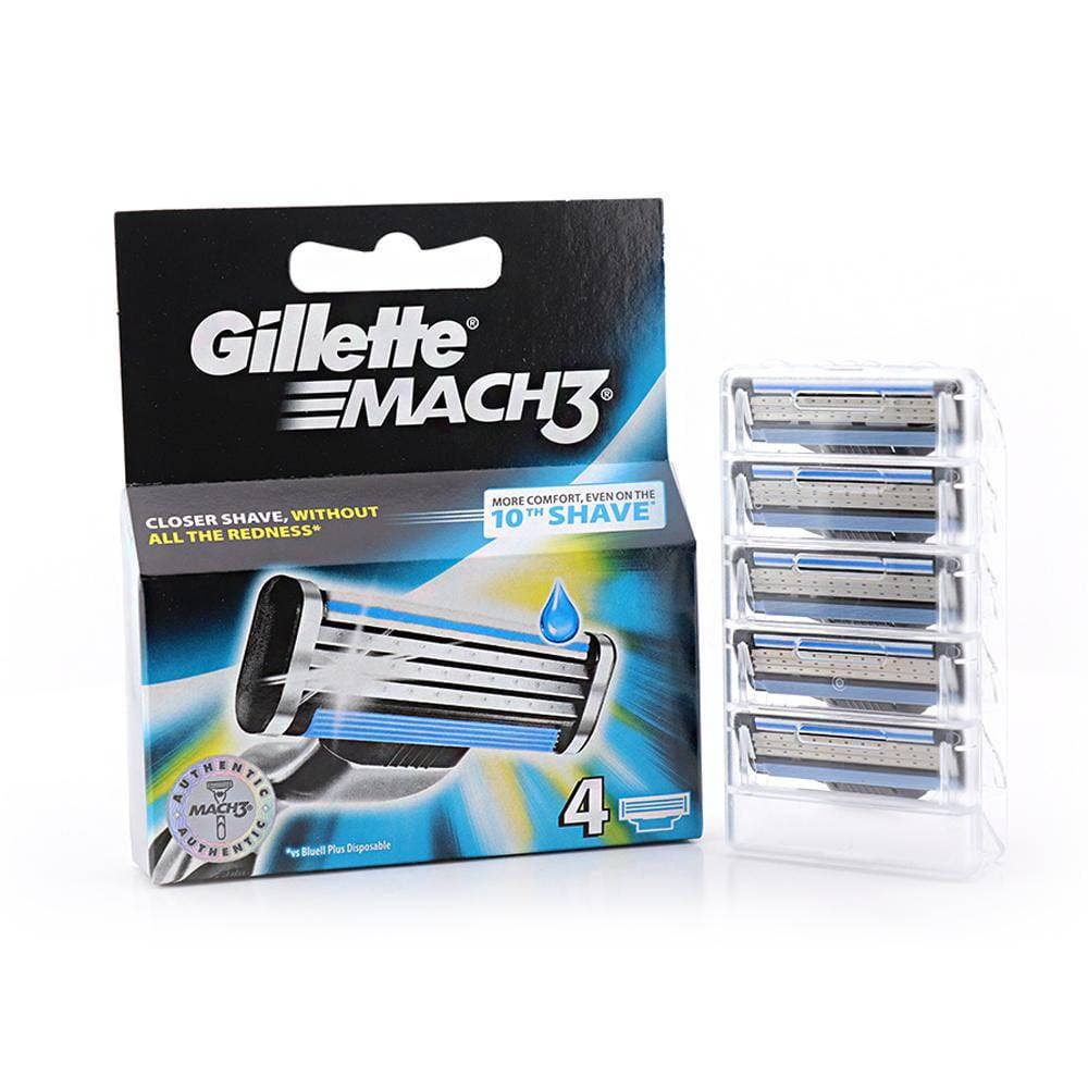 Haryali London - Wholesale Razor - Gillette Mach 3 razor blade - 4 Mach3 blades