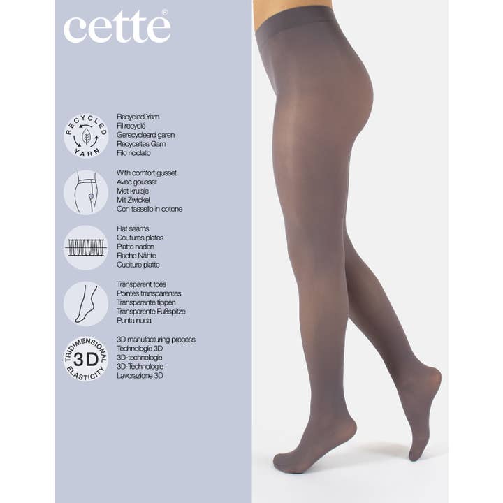 Cette - Wholesale Tights - Women's - Opaque Tights, Recycled Tights, Sizes up to 4XL, Pantyhose