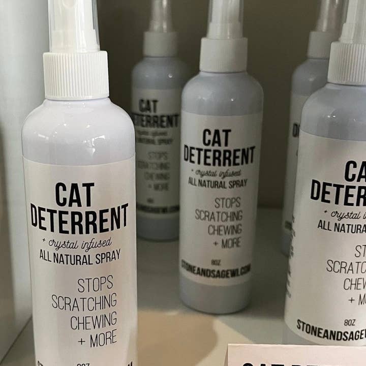 ERTH World Corp DBA Stone+Sage - Venta al por mayor Spray para mascotas - Gatos y perros - SPRAY DISUASORIO PARA GATOS