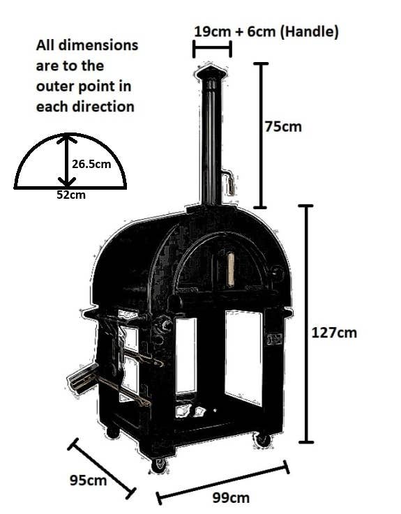 McGowan & Rutherford Ltd - Venta al por mayor Utensilios de barbacoa - Horno de pizza exterior de acero inoxidable con accesorios6