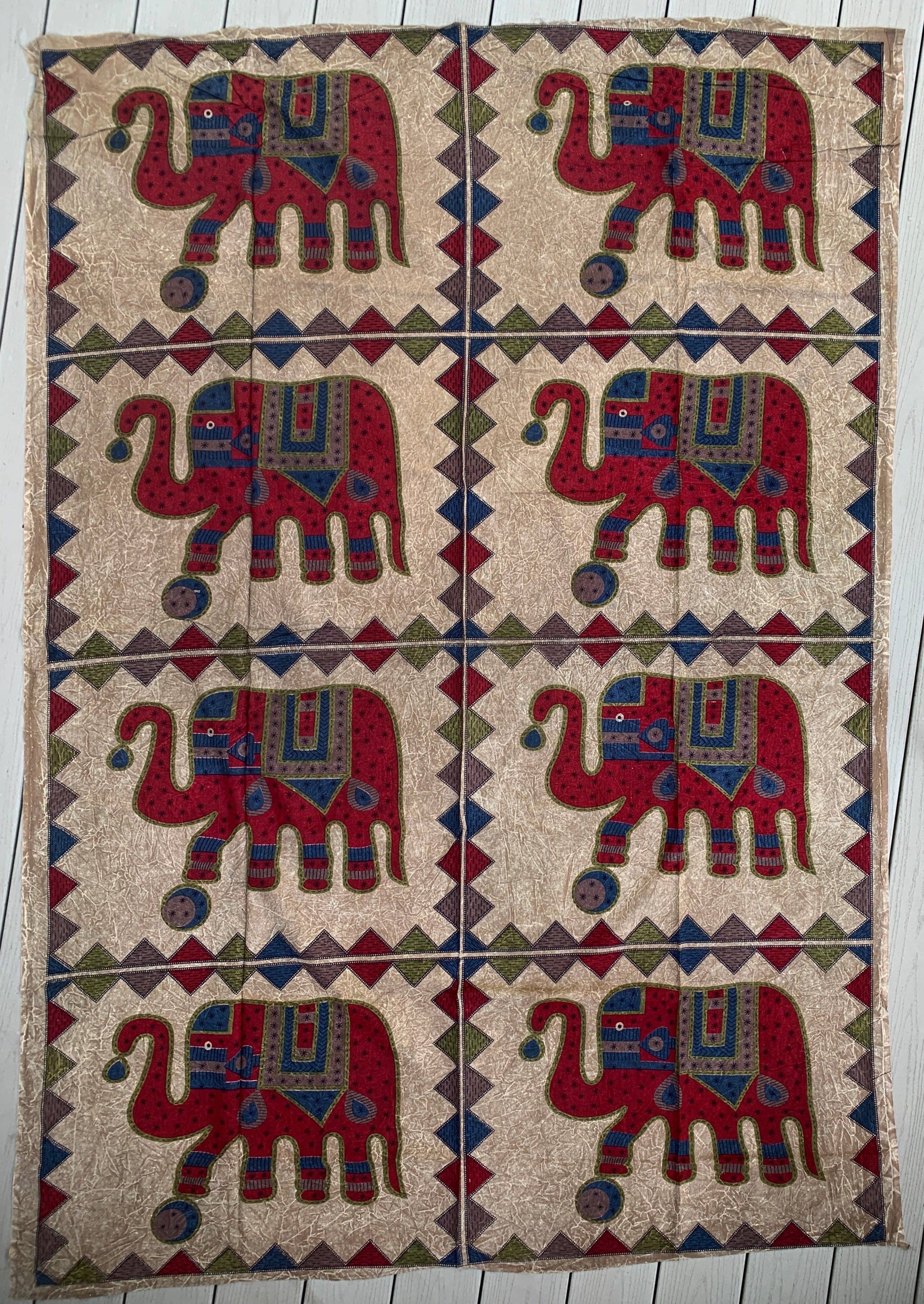 Lungta Imports - Wholesale Tapestry/Textile - Indian Elephants Tapestry Wall Decor Beach Throw3
