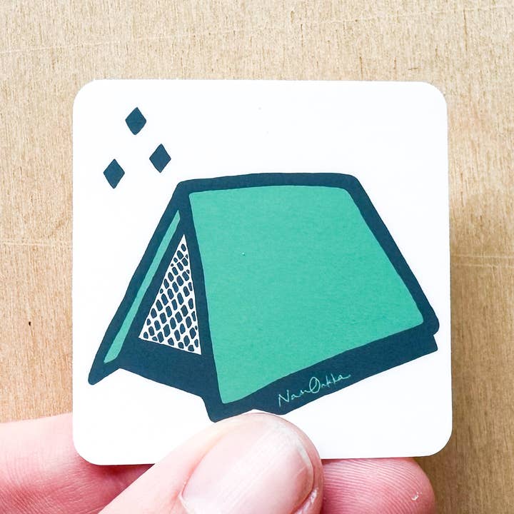 Nan Onkka Prints - Vente Autocollant - Autocollant tente1