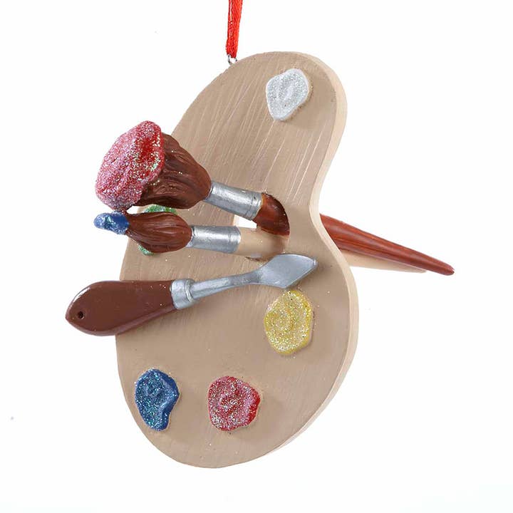 Kurt S. Adler, Inc. - Wholesale Ornament - 4"RESIN ARTIST'S PALETTE ORNAMENT0