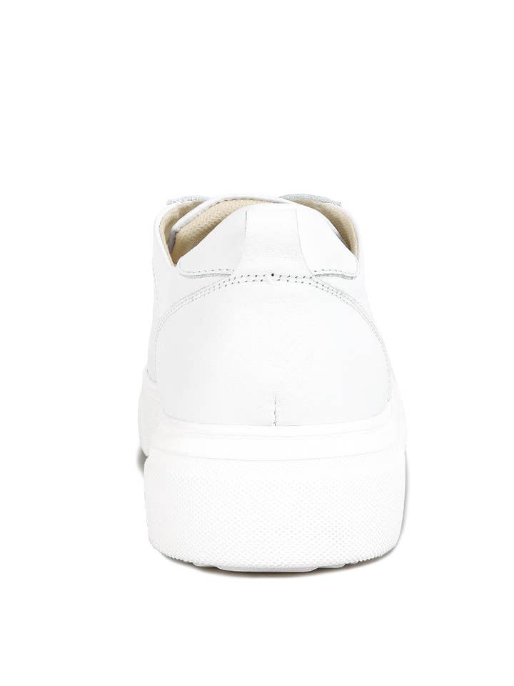 Rag Company - Wholesale Lifestyle Sneakers - Women's - Magull Solid Lace Up Leather Sneakers11