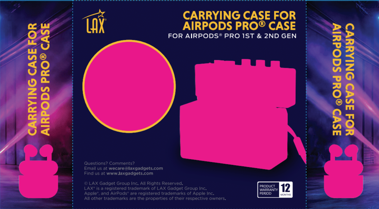 LAX Gadgets - Wholesale Airpod/Earbud Case - Men's - Retro Amplifier AirPods Pro Case - Guitar Amp- Retail pack4