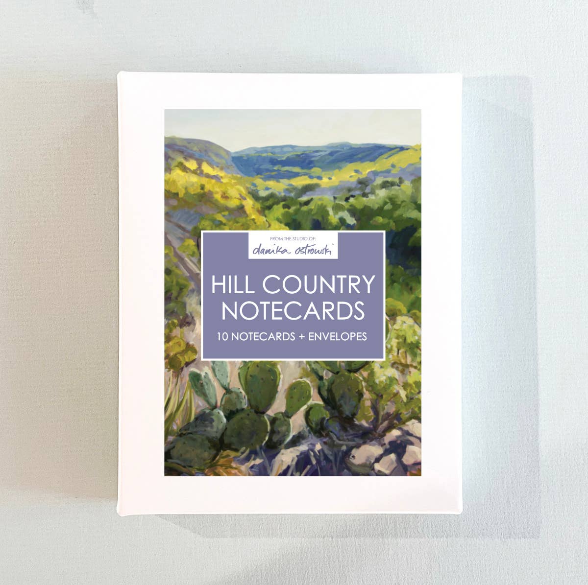 Danika Ostrowski Art + Design - Wholesale Stationery/Notecard Set - Texas Hill Country Notecard Set1