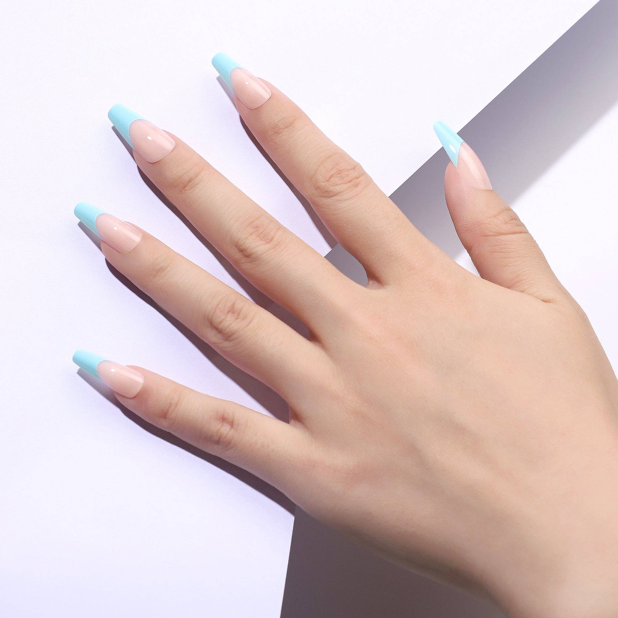 PaintLab - Wholesale Press-On/Fake Nails - PaintLab Baby Blue Press-On Nails2