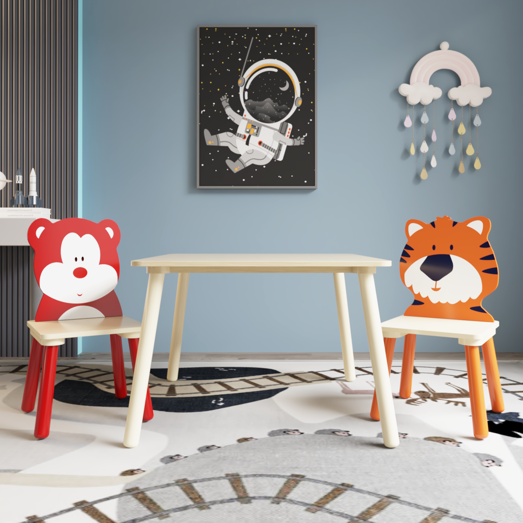 39F Inc. - Wholesale Chair - Kids - Kids Animal-Themed Table and Chair Set, Adorable Design19
