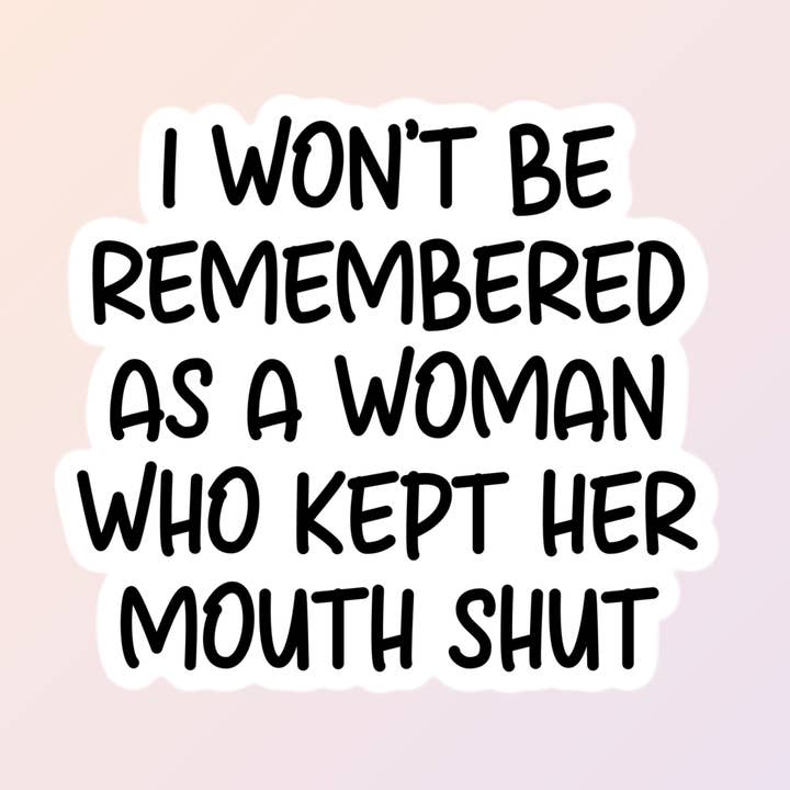 Autocolantes Feministas, Autocolantes de Direitos Iguais por atacado de Sorry Not Sorry Co