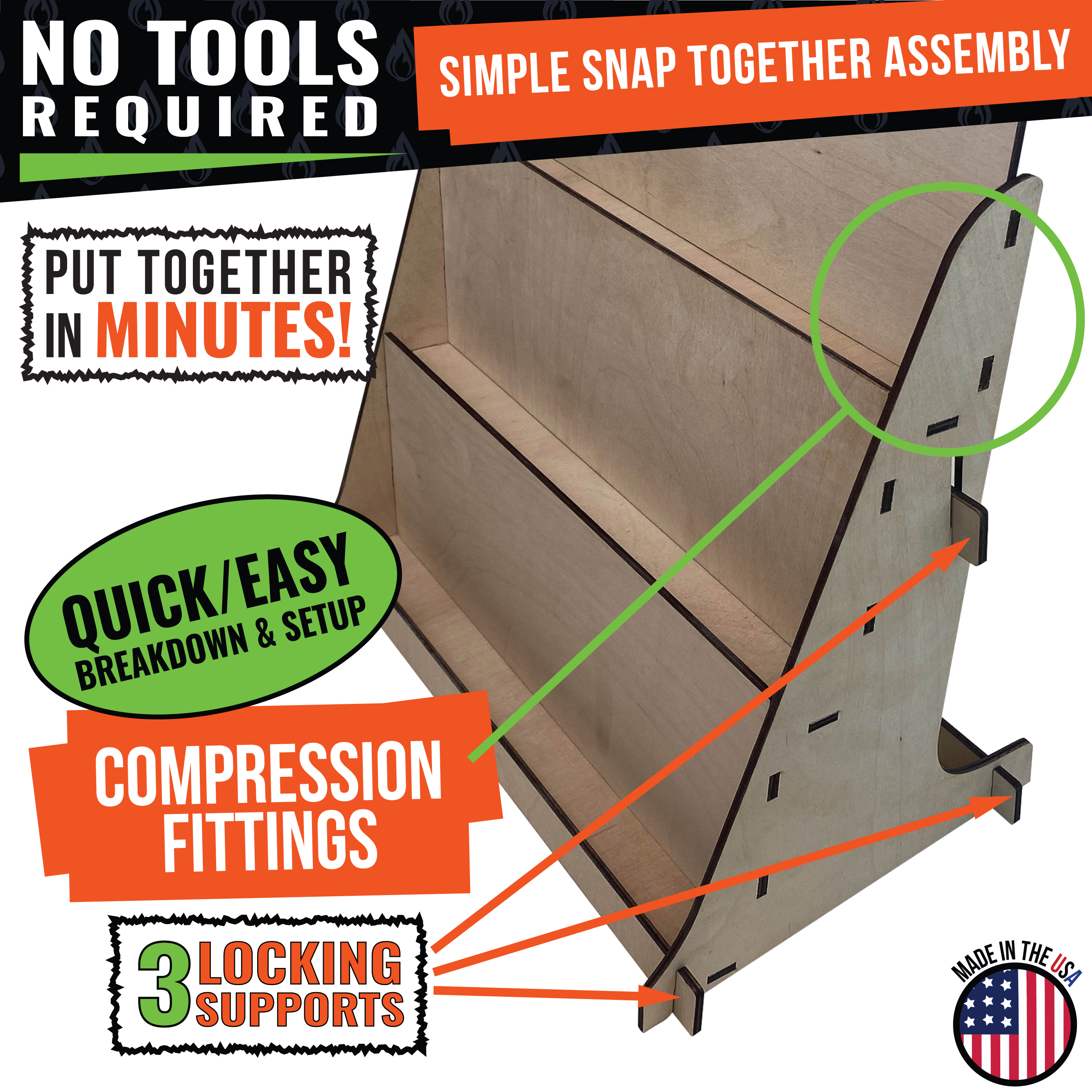 Torched Displays - Wholesale Retailer Display - Paper & Novelty - 3 Tier Stationary Greeting Card Display9