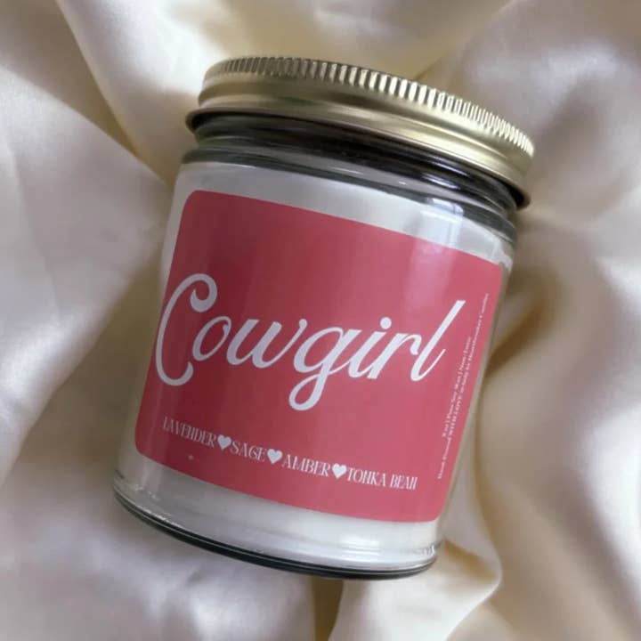 Cowgirl Soy Candle for wholesale by Heartbreaker Candles