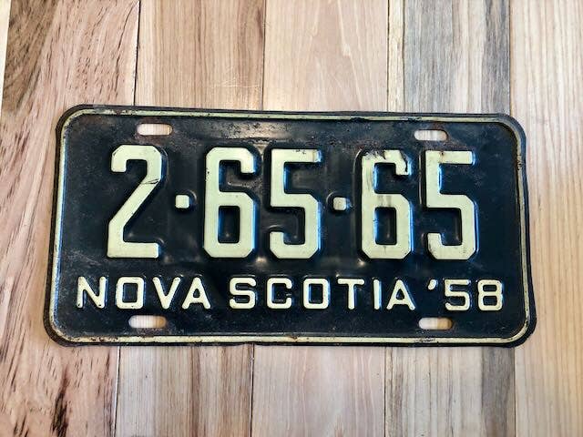RusticPlates - Wholesale Sign - 1958 Nova Scotia License Plate