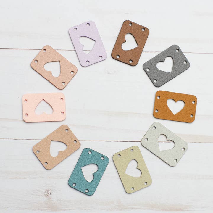 Heart | Horizontal Tags for wholesale by Fox & Pine Stitches