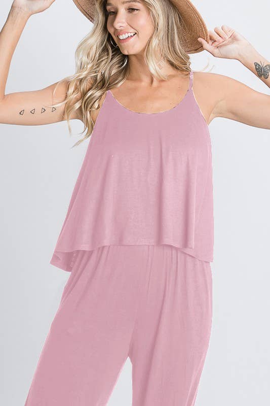 HEIMISH - Wholesale Jumpsuit - Women's - SP1096-10 SOLID CROP JUMPSUIT WITH SIDE POCKET6