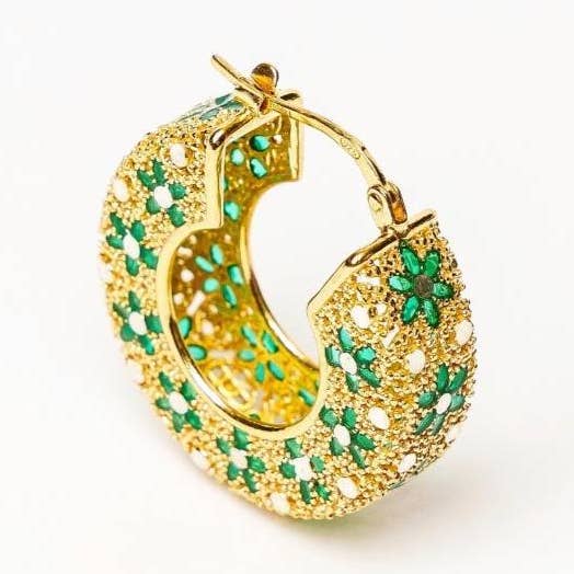 SØLV 925 "GLOW LOOP" KREOLER for engroshandel hos MINA MINA