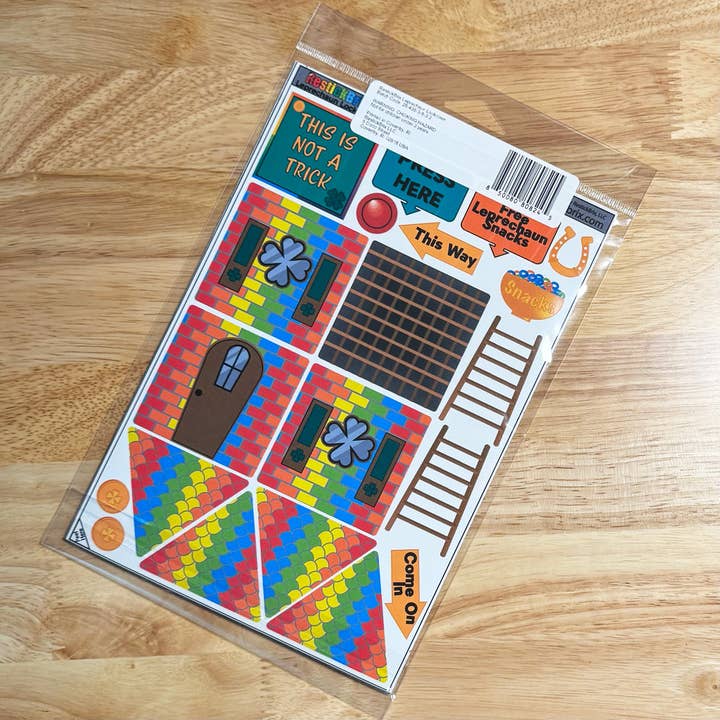 RestickBrix - Wholesale Building Set - Kids - Reusable Decals for Magnetic Tiles & Bricks: Leprechaun6